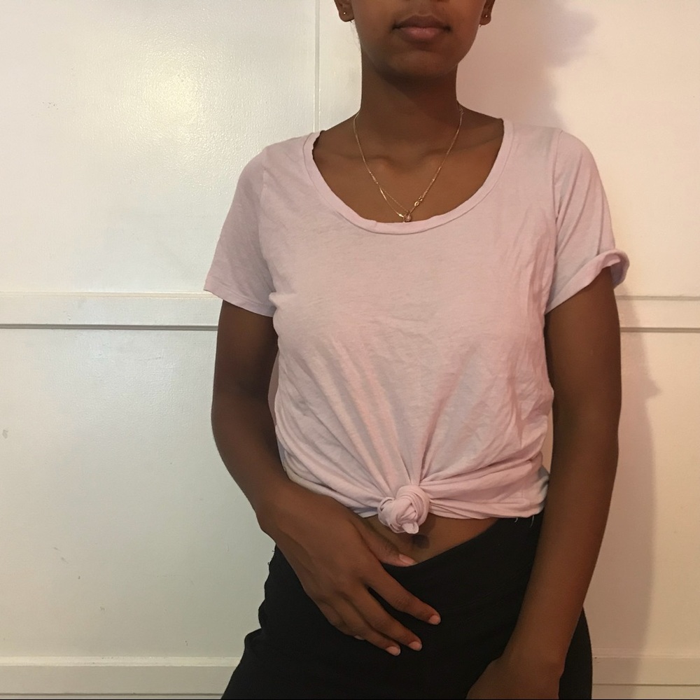 Light pink tee!